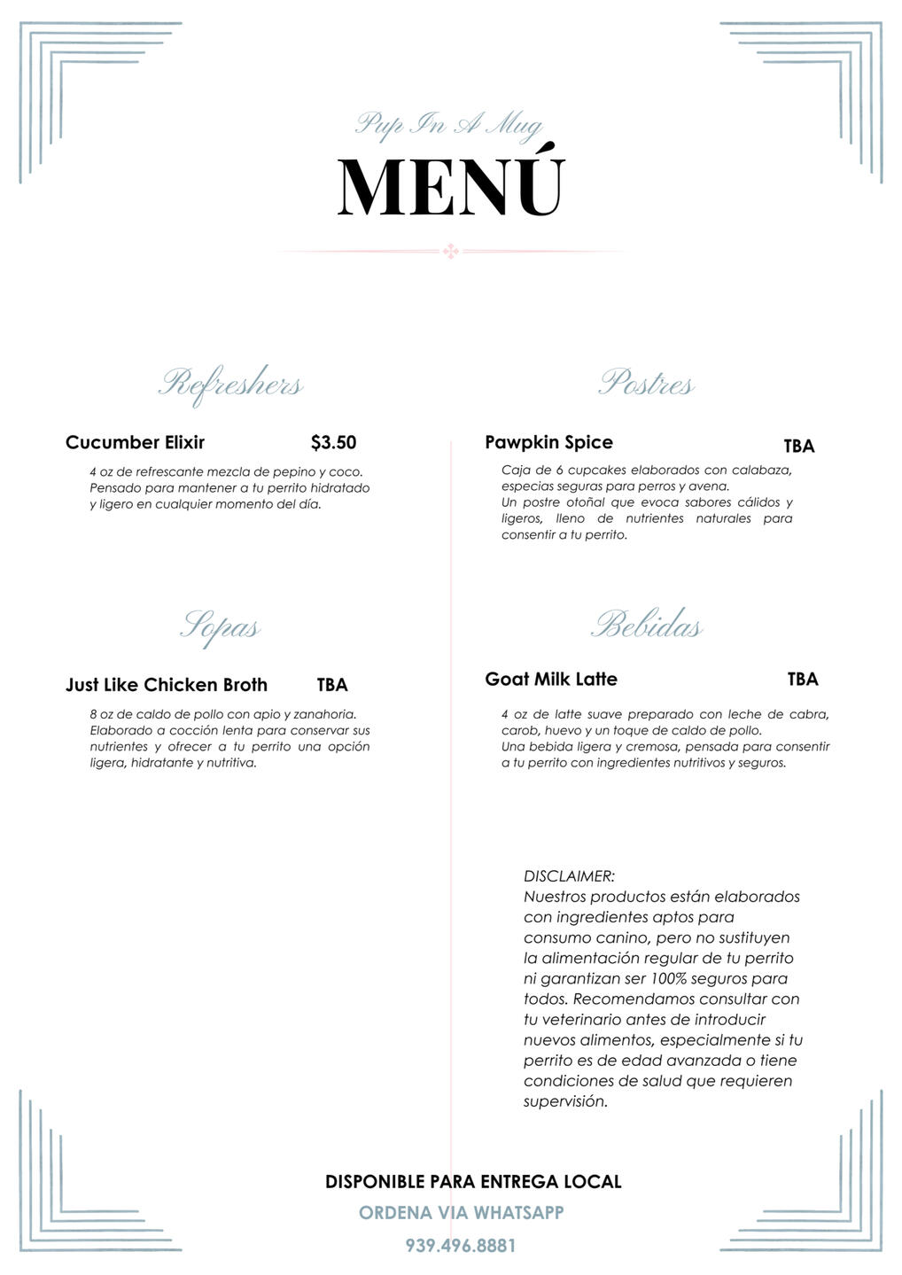 MENÚ